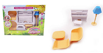 Набор мебели для гостиной "Счастливые друзья", 6 предметов