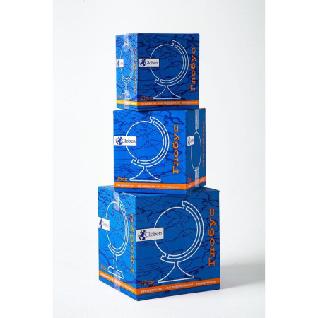 Глобус Земли физический с подсветкой рельефный. Диаметр 320мм