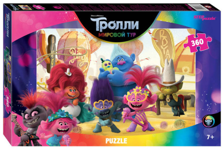 Мозаика "puzzle" 360 "Trolls - 2" (DreamWorks)