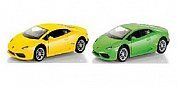 АВТОДРАЙВ. Модель машины масштаб 1:32 LAMBORGHINI HURACAN LP610-4 (глянц, жел., зел.)(Арт. И-1232)