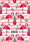 Фламинго. Ежедневник недатированный (А5, 120 листов, золотая евроспираль, УФ-лак на обложке)