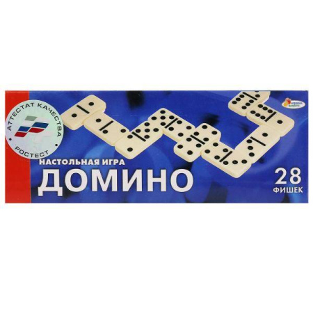 ДОМИНО ТМ "ИГРАЕМ ВМЕСТЕ" В РУСС. КОР. в кор.2*180шт