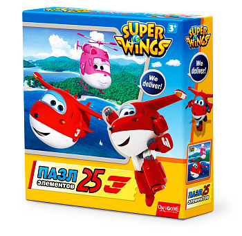 Суперкрылья.Пазл.25Эл.На островах.02809