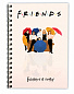 Friends. Блокнот в точку (bullet journal, 162x210мм, твердая обложка, пружина, бумага 120 стр.)