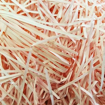 Бумажный наполнитель Пастель розовый, 100г, ширина 2 мм НБ-2105