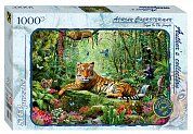 Мозаика "puzzle" 1000 "Тигр в джунглях" (Авторская коллекция)
