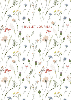 Блокнот в точку: Bullet Journal (полевые цветы, 120 л.) Блокнот в точку: Bullet Journal (полевые цветы, 120 л.)