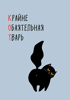 КОТ (Крайне обаятельная тварь). Ежедневник недатированный (А5, 72 л.) КОТ (Крайне обаятельная тварь). Ежедневник недатированный (А5, 72 л.)