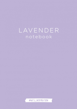 Lavender notebook. Тетрадь (А4, 40 л.)