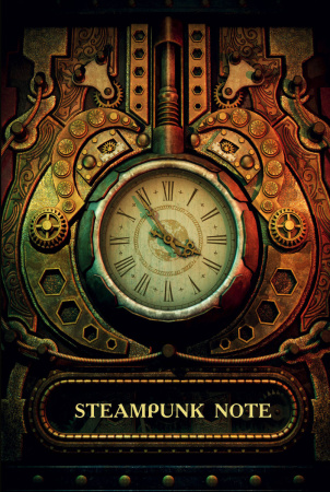 Steampunk Note. Блокнот с тонированными страницами (твердый переплет)