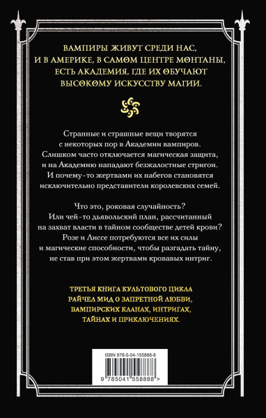 Академия вампиров. Книга 3. Поцелуй тьмы