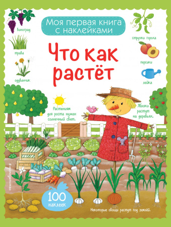 Что как растет (с наклейками)