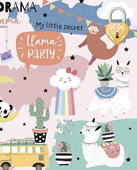 Блокнот с замочком. Лама и ее друзья (в подарочном коробе, 160 стр., цветной) Блокнот с замочком. Лама и ее друзья (в подарочном коробе, 160 стр., цветной)