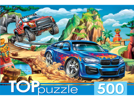 TOPpuzzle. ПАЗЛЫ 500 элементов. ХТП500-4128 КРУТОЙ ТРАНСПОРТ №5