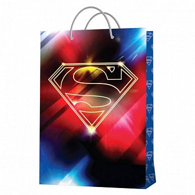 Superman. Пакет подарочный большой-2, 220*310*100 мм