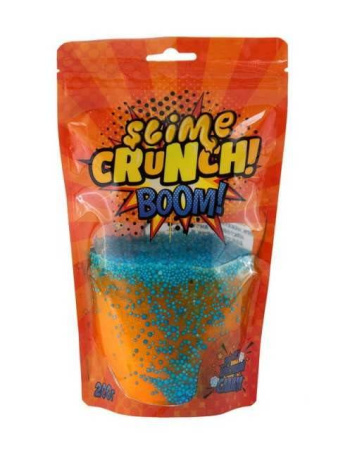 Crunch- slime BOOM с ароматом апельсина, 200 г