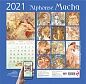 Альфонс Муха. Календарь настенный на 2021 год (300х300 мм)