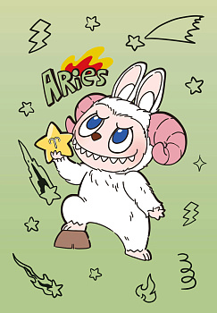 The Monsters. Астрологический блокнот Овен (Лабубу) The Monsters. Астрологический блокнот Овен (Лабубу)