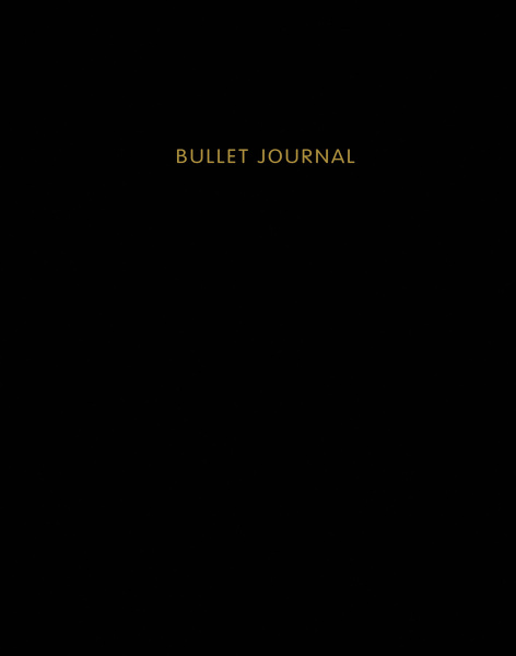 Блокнот в точку: Bullet journal (черный)