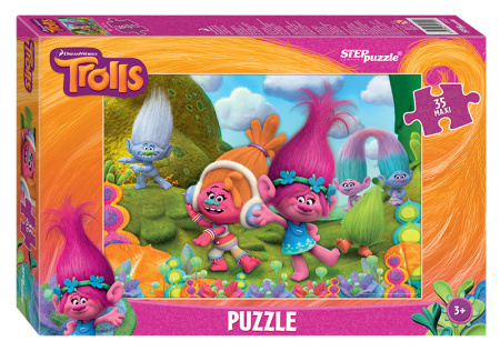Мозаика "puzzle" 35 MAXI "Trolls" (DreamWorks)