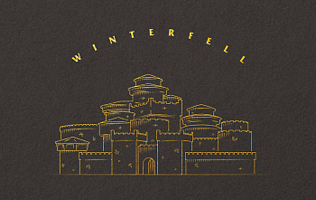 Игра Престолов. Кардхолдер (Винтерфелл) (в форме книжки, 215х65 мм)