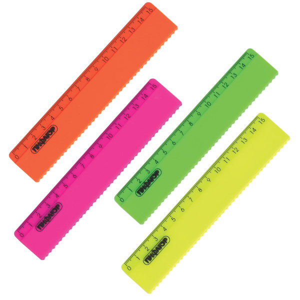 Линейка пластиковая, фигурная, 15 см. Линейка пластиковая, фигурная, 15 см.