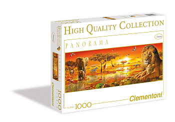CLem.Пазл. 1000эл.  Панорама.39259 Адриан Честерман Африканская саванна (n)