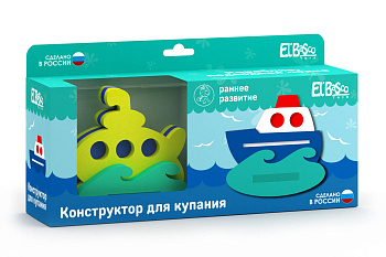 Игрушка-конструктор для купания "Кораблик, Подводная лодка" Игрушка-конструктор для купания "Кораблик, Подводная лодка"