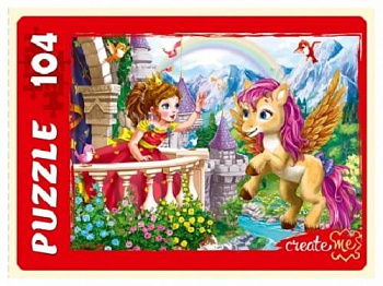 ПАЗЛЫ 104 элемента. Принцесса и пони (Арт. П104-1529)