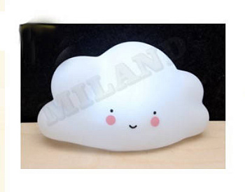Ночник. Облачко, белый, 14х8 см, LED УД-4612