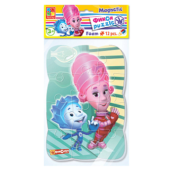 Пазлы на магните Фиксики "Нолик и Мася" Пазлы на магните Фиксики "Нолик и Мася"