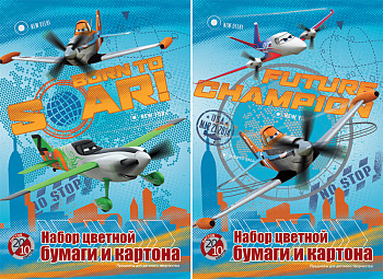 Бум и Карт цв 10цв 20л(4 мет) Папка 200*290 D3320/2-ЕАС Planes