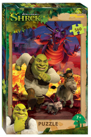Мозаика "puzzle" 560 "Shrek" (DreamWorks, Мульти)
