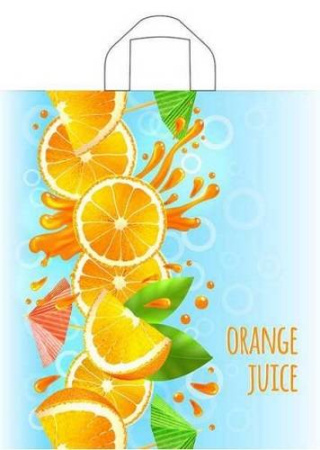 Пакет полиэтиленовый Апельсиновый сок (42*38 см.) н00137487