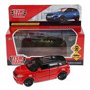 Машина металл LAND ROVER RANGE ROVER EVOQUE 12,5см,открыв двери,инерц, красный Технопарк в кор2*36шт
