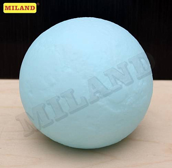 Ночник. Шар (малый),голубой, диаметр 10 см, LED УД-8640