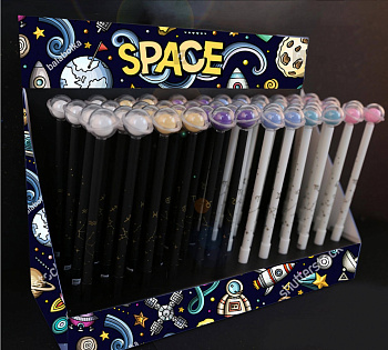 Космос. Фигурная ручка (гелевая)