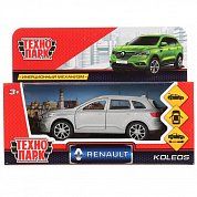 Машина металл RENAULT KOLEOS, 12см, открыв. двери, инерц, серебристый, в кор. Технопарк в кор.2*36шт