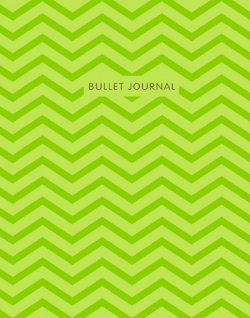Bullet Journal (Зеленый) 162x210мм, твердая обложка, пружина, блокнот в точку, 120 стр.